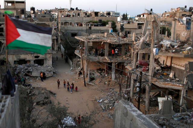 مباني مدمرة جراء القصف الإسرائيلي - أرشيفية