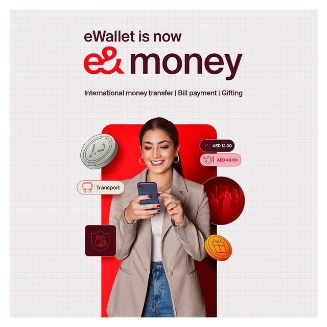 eWallet rebrands as tech-driven fintech company e& money