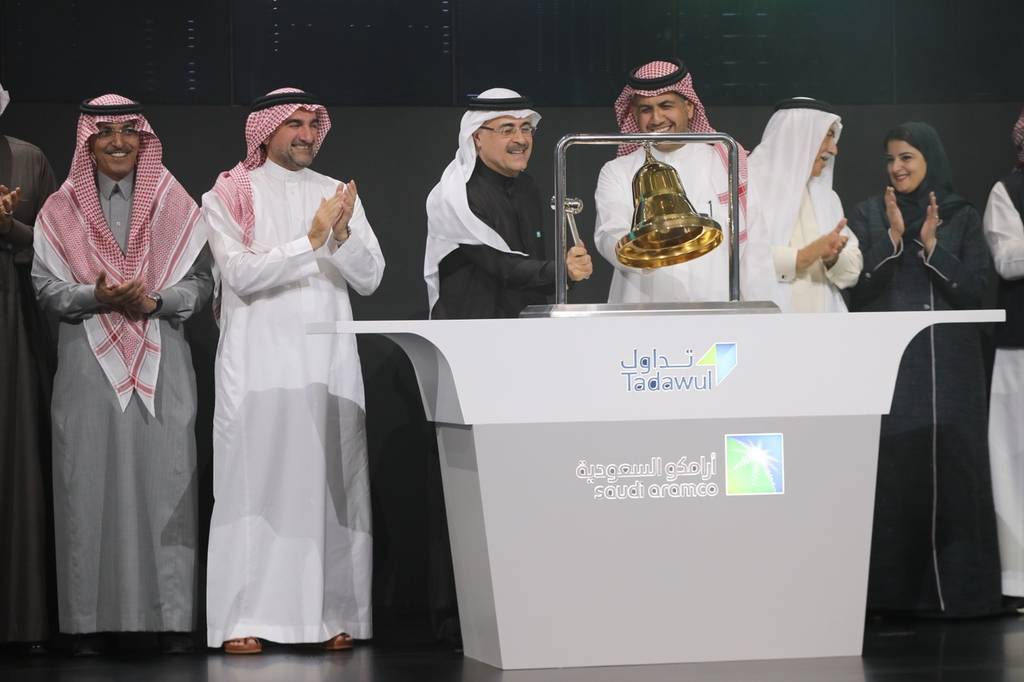 Tadawul closes Aramco's first trading day in green ...