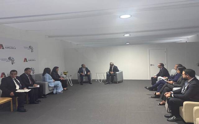 محمد شمي وزير قطاع الأعمال في قمة الأعمال الأمريكية الإفريقية