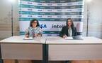 Basma Berti, VP for Visa Consulting & Analytics, and Nour Taher, Co-Founder and CEO of intella