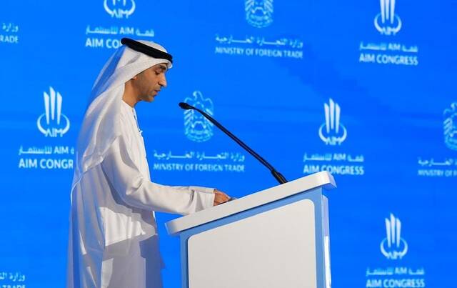 ثاني بن أحمد الزيودي وزير التجارة الخارجية الإماراتي