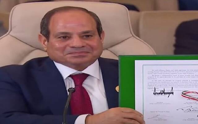 الرئيس المصري عبد الفتاح السيسي