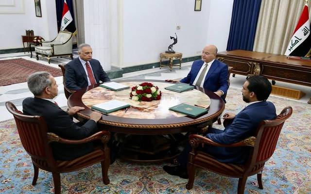 الرئيس العراقي يبحث الأوضاع بالبلاد مع رؤساء الوزراء والنواب والقضاء