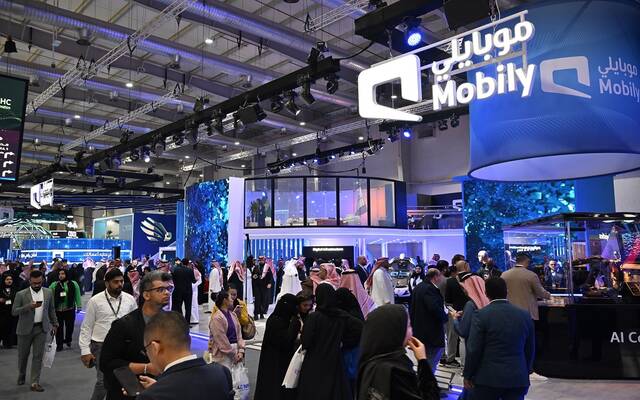 جناح شركة اتحاد اتصالات (موبايلي) في مؤتمر ليب فبراير 2025