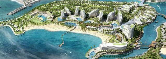 أحد مشاريع شركة رأس الخيمة العقارية