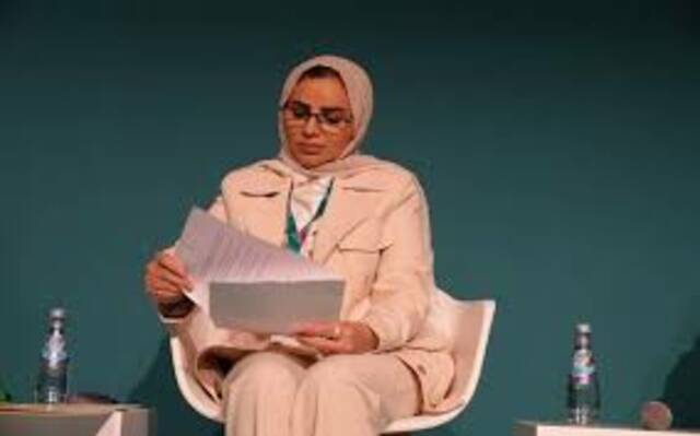 وزيرة الشؤون الاجتماعية وشؤون الأسرة والطفولة الكويتية أمثال الحويلة