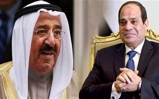 السيسي يتفق مع أمير الكويت على التسوية السياسية للأزمات العربية