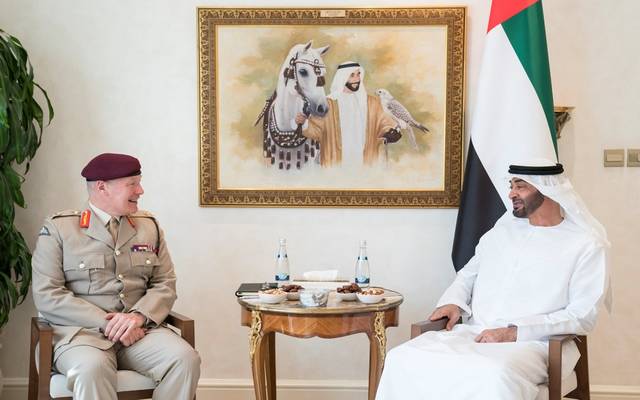 الإمارات تبحث تعزيز أوجه التعاون العسكري مع بريطانيا
