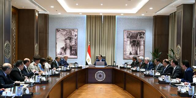 اجتماع مجلس الوزراء المصري اليوم