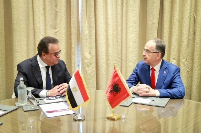 مصر تبحث تعزيز التعاون الصحي مع ألبانيا