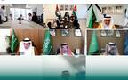 جانب من اجتماع سعودي أردني عبر الاتصال المرئي لبحث سبل رفع كفاءة وانسيابية حركة الركاب والبضائع عبر المنافذ الحدودية