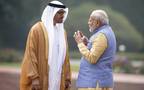 الشيخ محمد بن زايد آل نهيان رئيس الإمارات وناريندرا مودي رئيس وزراء جمهورية الهند