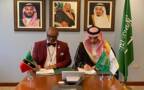الرئيس التنفيذي للصندوق السعودي للتنمية سلطان بن عبدالرحمن المرشد يجتمع مع نائب رئيس الوزراء في سانت كيتس ونيفيس جيوفري هانلي