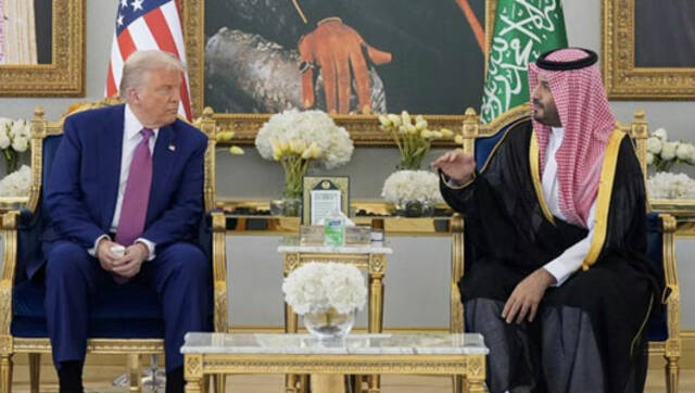 ولى العهد السعودى والرئيس الأمريكية ترامب - أرشيفية