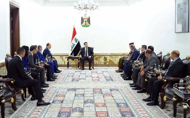 رئيس مجلس الوزراء العراقي محمد شياع السوداني يستقبل وفد المستثمرين المصريين