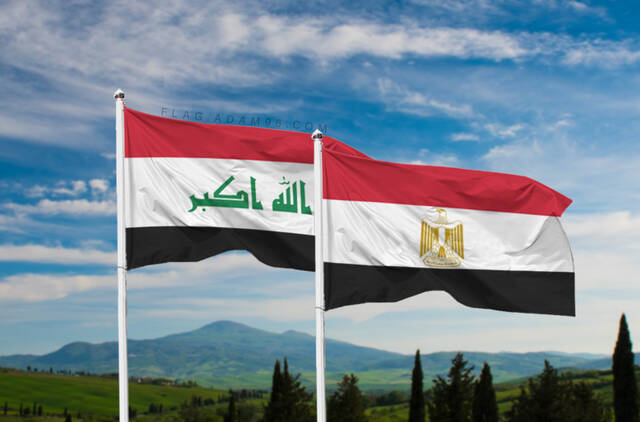 علم مصر والعراق