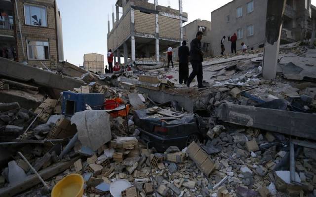 ارتفاع عدد مصابي زلزال إيران إلى 156شخصاً ودمار 54 مسكناً