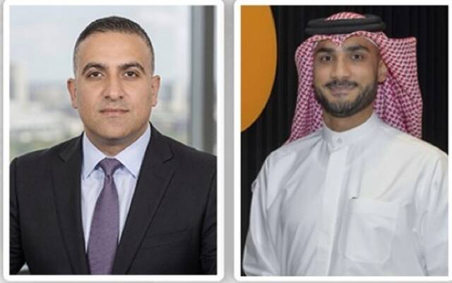 شريف عبدالسلام الرئيس التنفيذي لشركة إنفينيوس و سعود سوار المدير الإقليمي لشركة ماستركارد