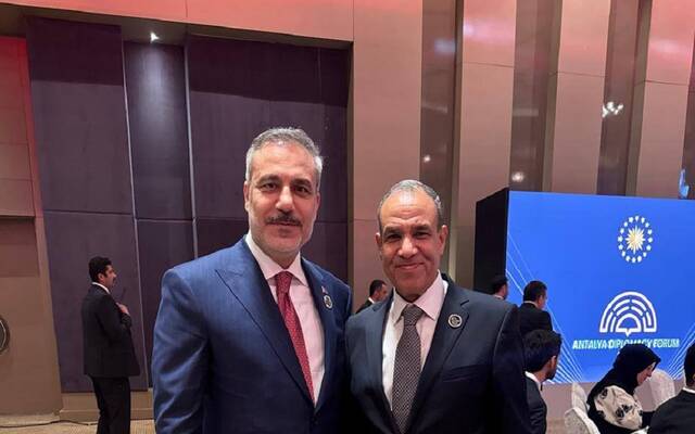 جانب من لقاءات بدر عبد العاطي وزير الخارجية والتعاون الدولي والمصريين بالخارج