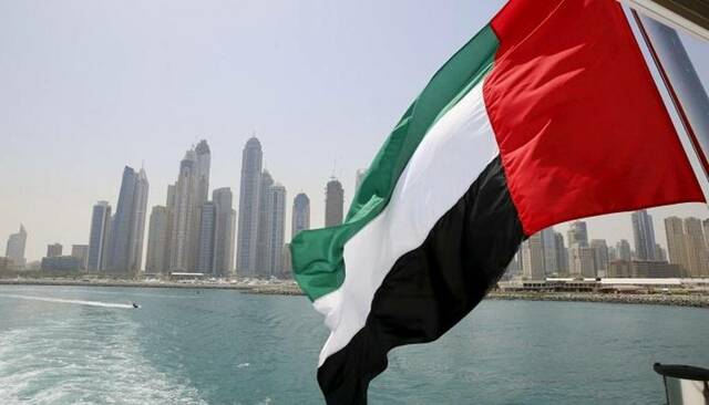علم دولة الإمارات ، الصورة أرشيفية