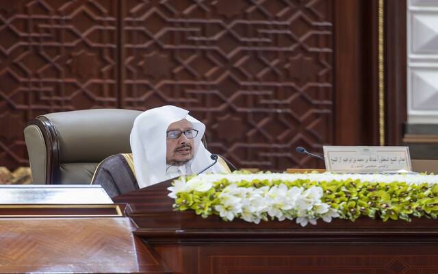 رئيس مجلس الشورى، عبدالله آل الشيخ، يترأس جلسة المجلس