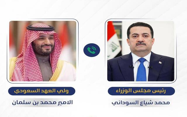 رئيس الوزراء العراقي وولي العهد السعودي