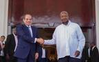 الرئيس المصري عبد الفتاح السيسي والرئيس الأوغندي يوري موسيفيني
