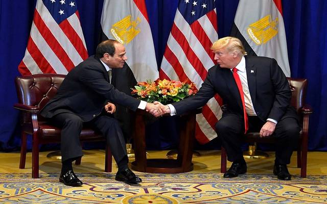 السيسي وترامب يبحثان التعاون الاقتصادي وزيادة استثمارات للشركات الأمريكية بمصر
