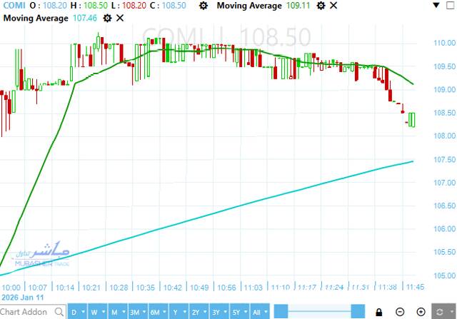 أداء إيجي إكس 30