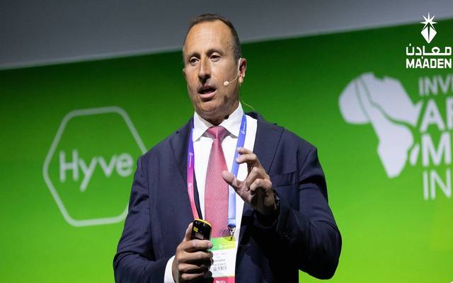 الرئيس التنفيذي لشركة التعدين العربية السعودية "معادن" روبرت ويلت خلال المؤتمر الدولي "إندابا 2022"