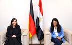 الدكتورة رانيا المشاط، خلال استقبالها ريم العبلي- رادوفان، وزيرة ألمانيا الاتحادية للتعاون الاقتصادي والتنمية