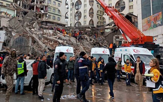 الزلزال الذي ضرب جنوب تركيا اليوم