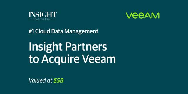 Insight Partners inks $5bn agreement to acquire Veeam