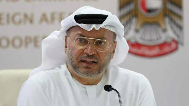 مستشار الرئيس الإماراتي أنور قرقاش