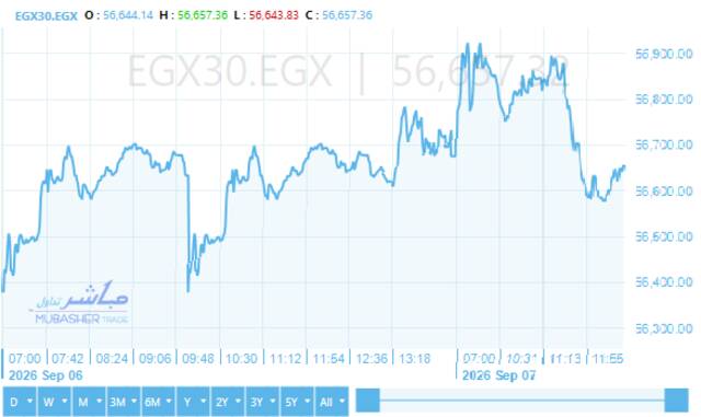 المؤشر الرئيسي للبورصة "EGX30"
