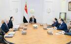 الرئيس المصري عبد الفتاح السيسي خلال أحد الاجتماعات