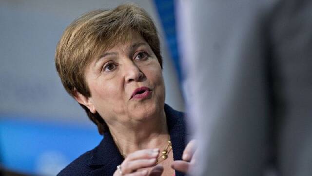 مديرة صندوق النقد الدولي كريستالينا غورغييفا