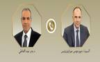 بدر عبد العاطي وزير الخارجية والتعاون الدولي والمصريين بالخارج، و  جيورجوس جيرابيتريتيس وزير خارجية اليونان
