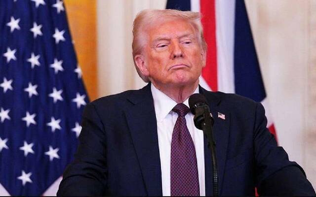 الرئيس الأمريكي دونالد ترامب