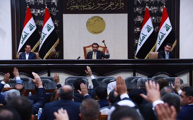 مجلس النواب العراقي برئاسة محمد الحلبوسي- أرشيفية