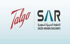 شعار شركة الخطوط الحديدية السعودية وشركة تالقو الإسبانية