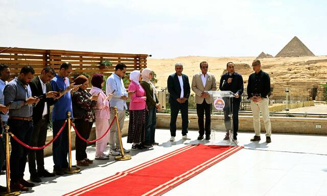 جانب من المؤتمر الصحفي