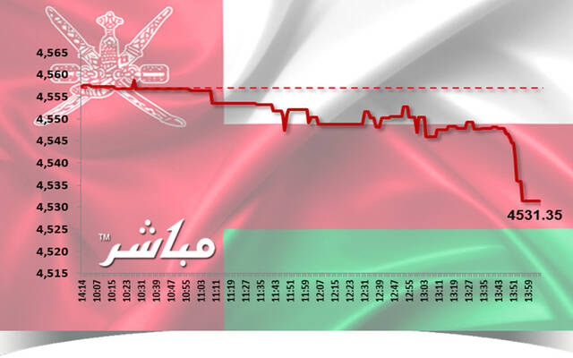 أسهم المالي والخدمات تتراجع بمؤشر مسقط بجلسة الاثنين