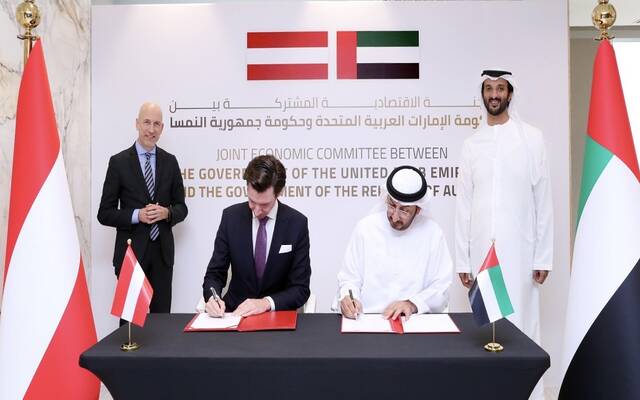 الإمارات والنمسا تعقدان أعمال اللجنة الاقتصادية المشتركة لتعزيز التعاون