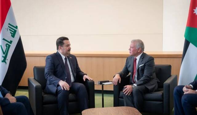 ملك الأردن ورئيس وزراء العراق- أرشيفية