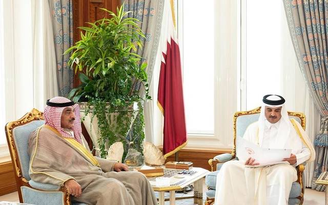 أمير قطر يتسلم رسالة خطية من نظيره الكويتي