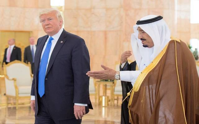 الرئيس الأمريكي يصل الرياض في أول زيارة خارجية