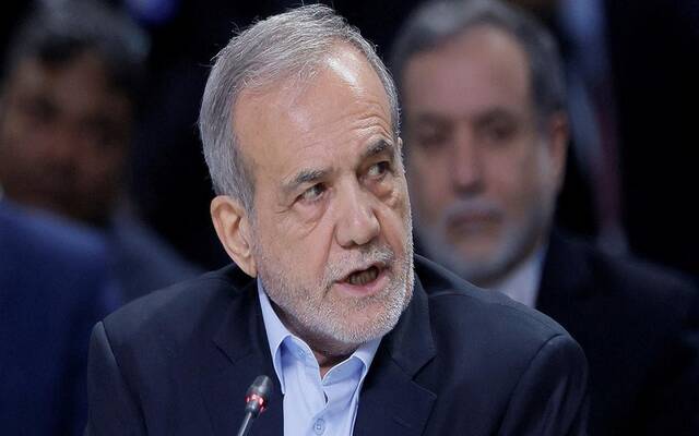 الرئيس الإيراني مسعود بزشكيان