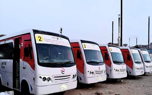 التشغيل التجريبي لمنظومة نقل جماعي آمنة ومنظمة لربط مدينة الشروق وأحيائها المختلفة بمحطة الشروق للقطار الكهربائي الخفيف